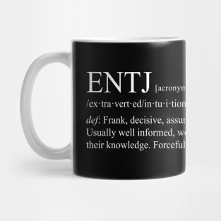 ENTJ Personality (Dictionary Style) Dark Mug